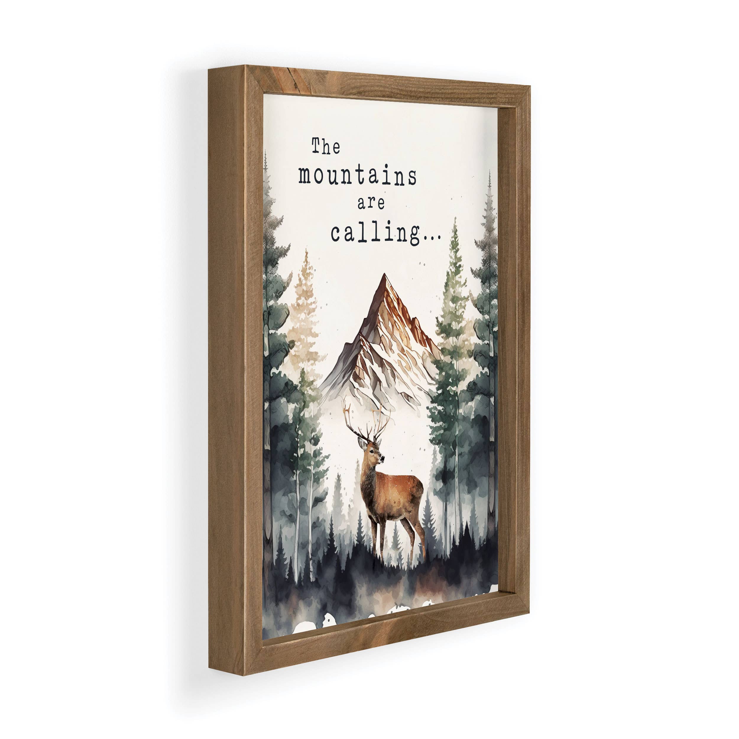 The Mountains Are Calling Framed Art